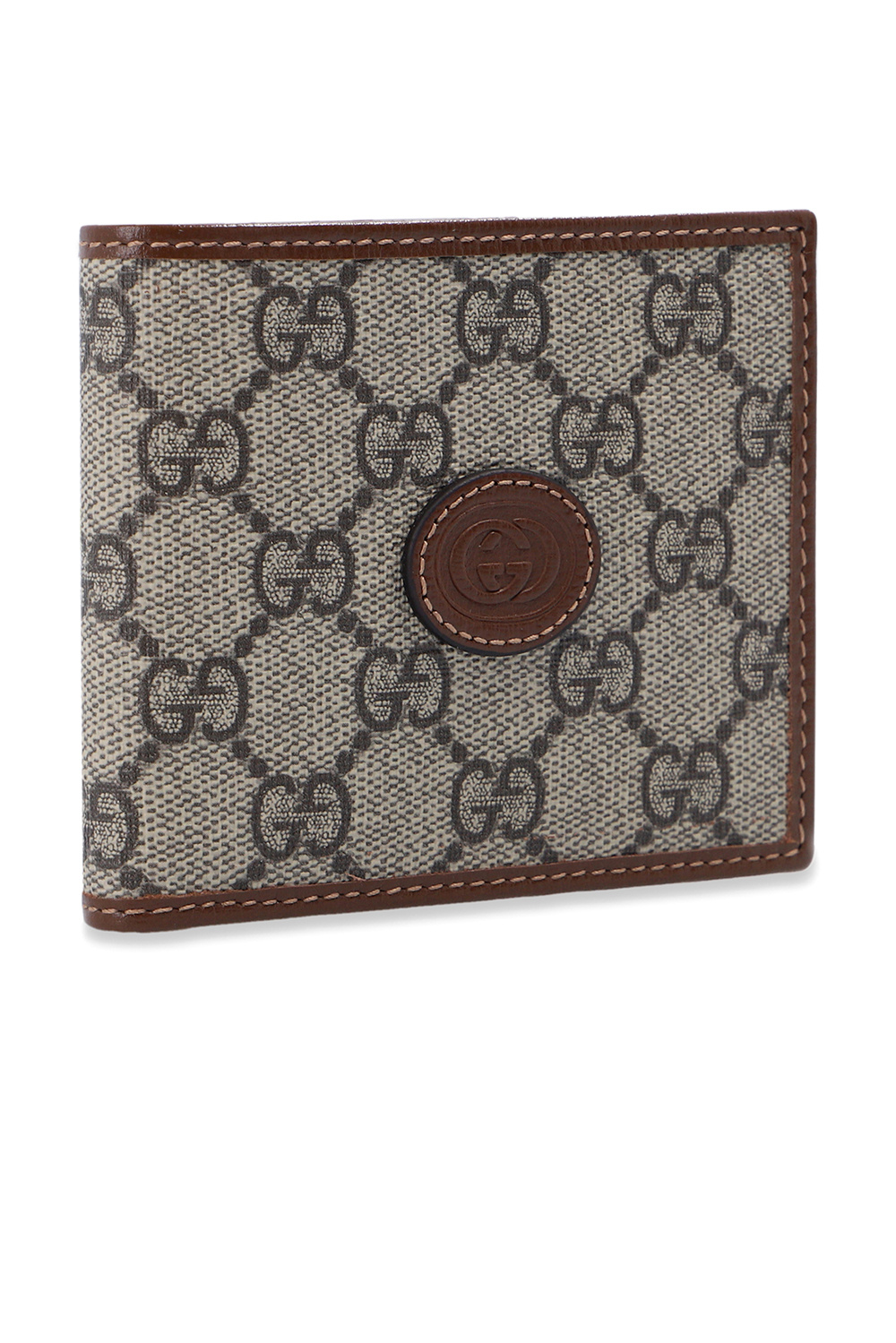 【GUCCI】 brown leather wallet bag （関税送料込） Gucci Webstripe Leather Horsebit Long Wallet Brown